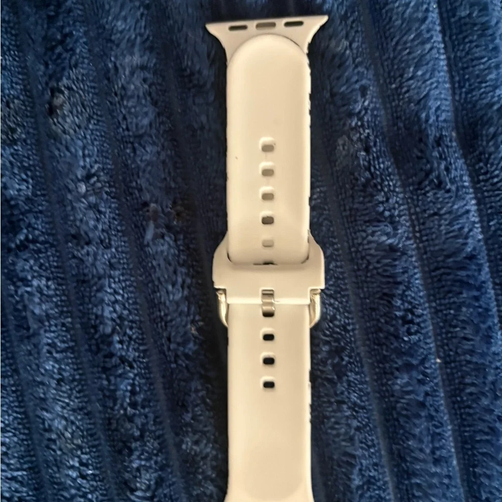 White and Blue Product apple watch band